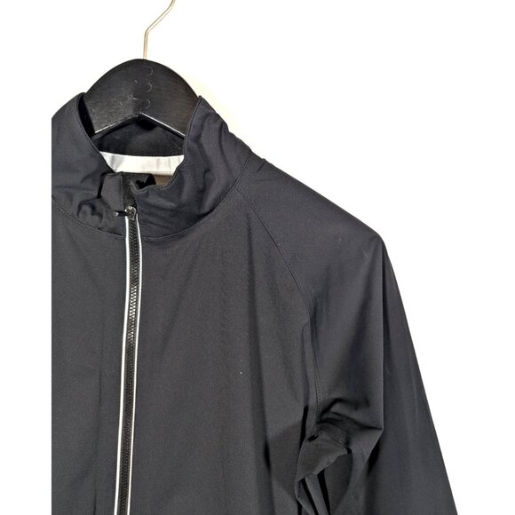 Showers Pass Cycling Rain Jacket M Waterproof Breathable Full Zip High Viz Black - Picture 4 of 10